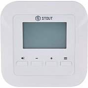 Термостат комнатный проводной STOUT R-9s белый STE-0101-009005